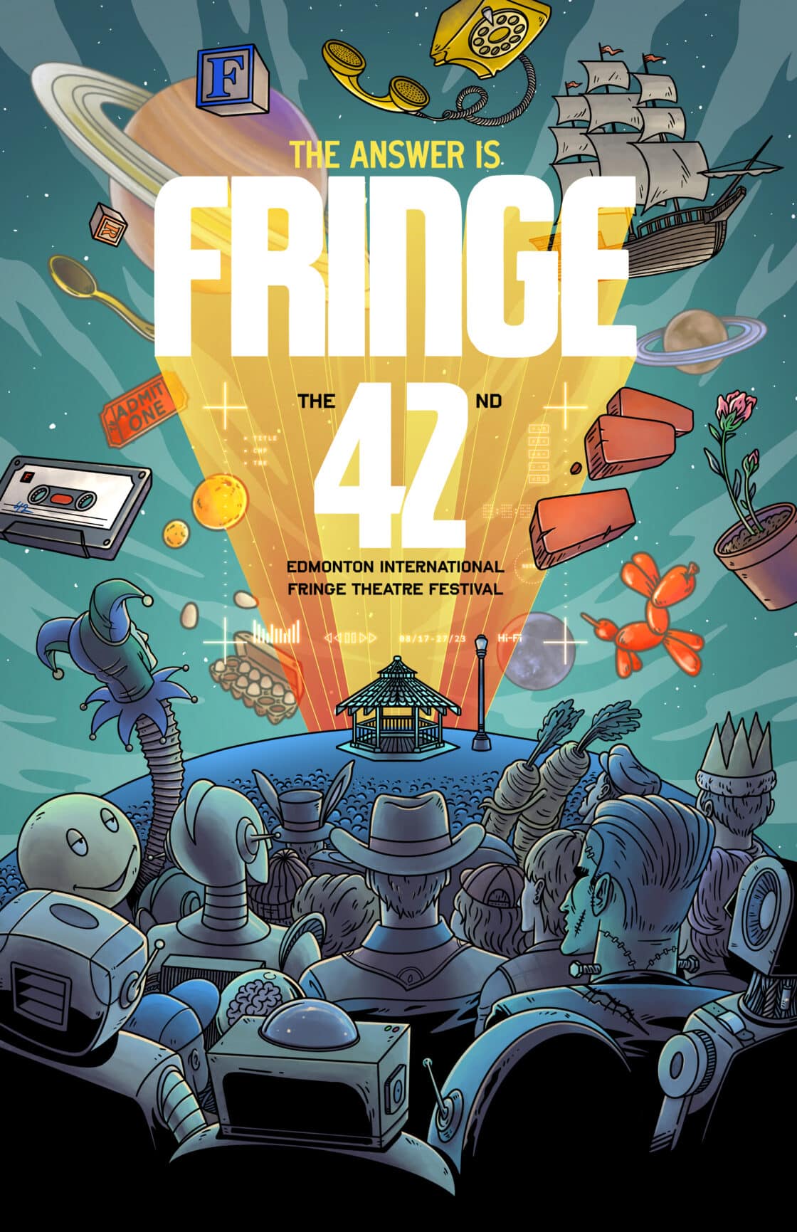 The Answer is Fringe festival artwork