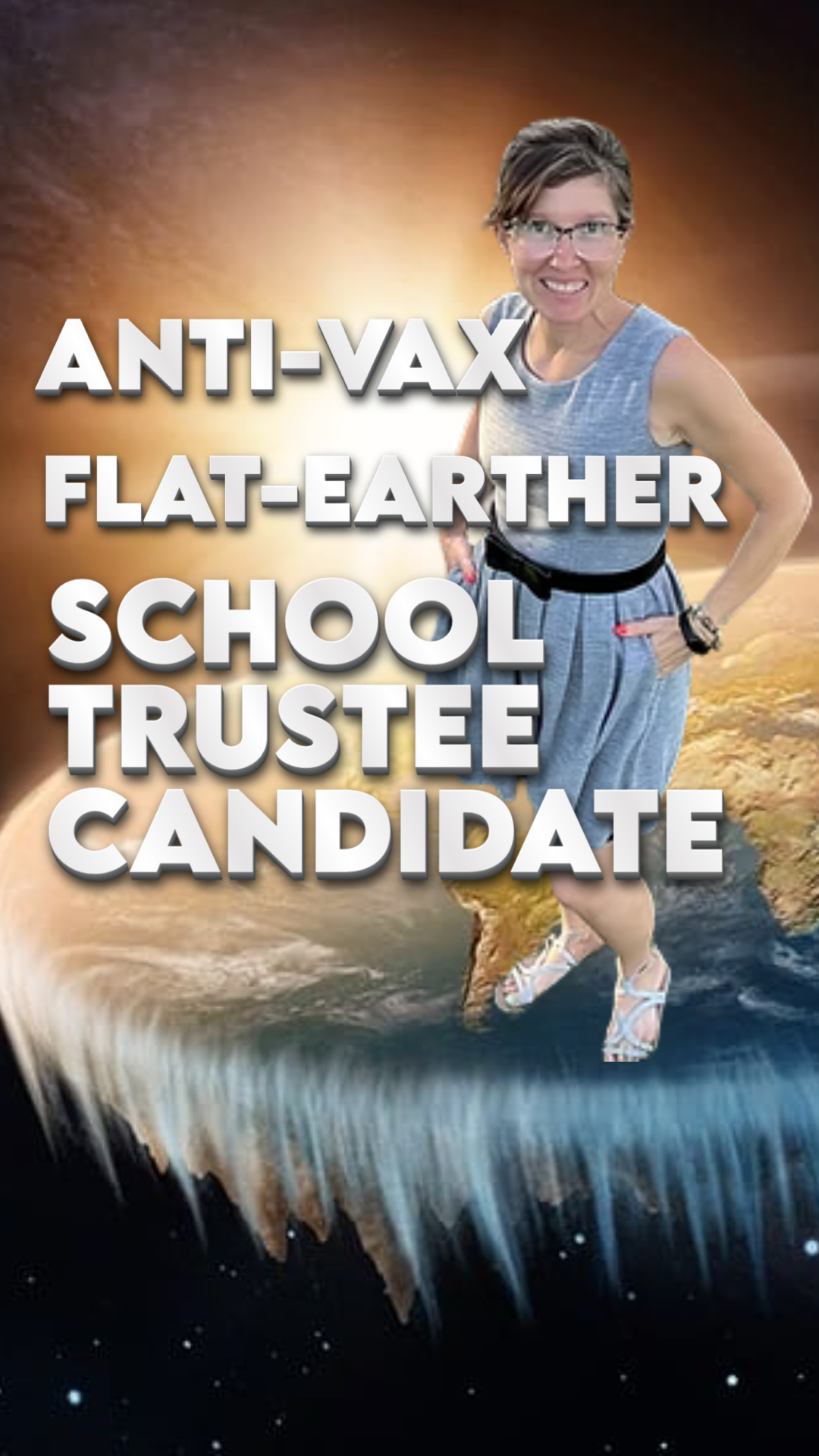 There's a literal flat-earther running for Edmonton Public School Board