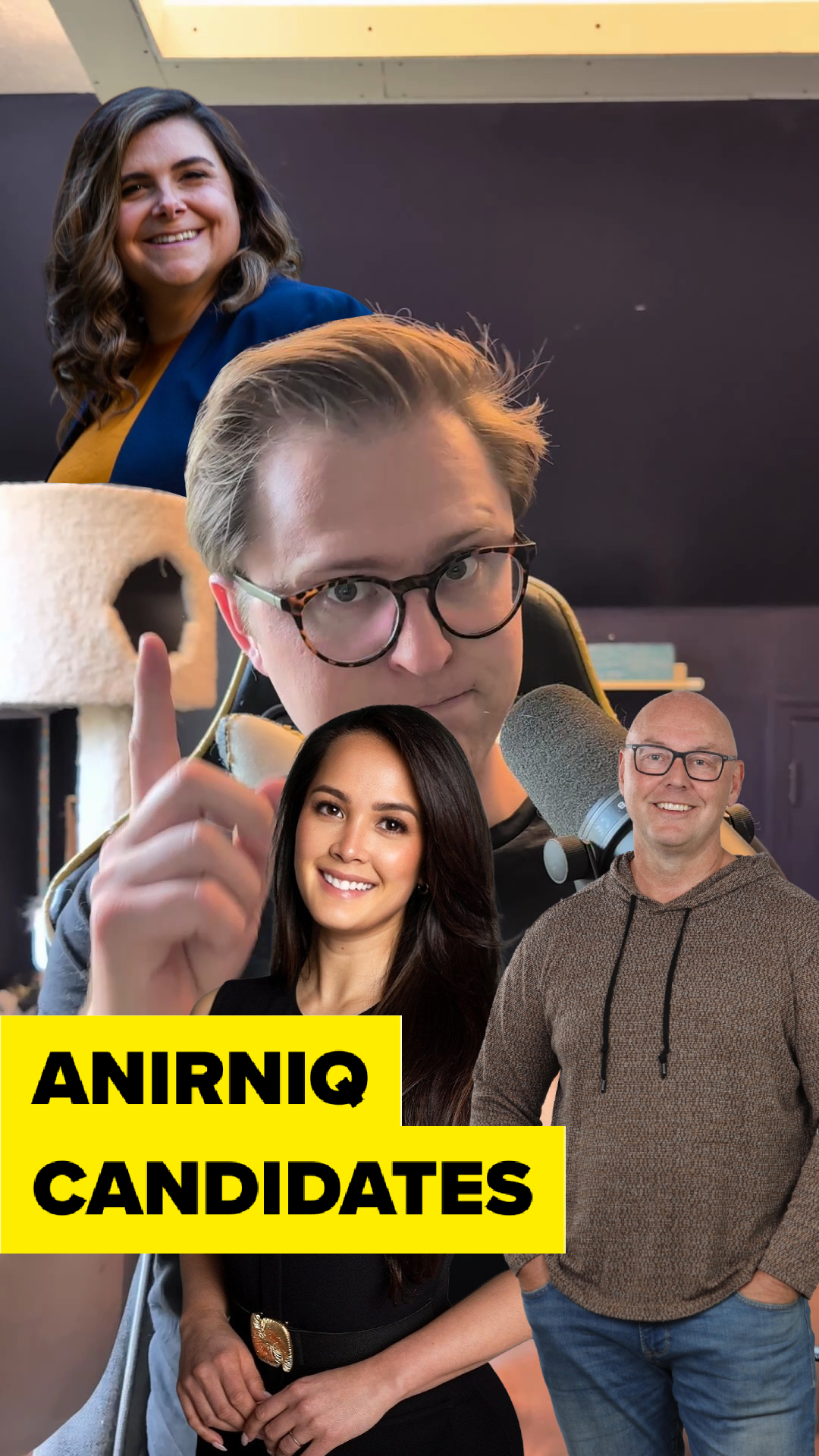 Who are the candidates running in Anirniq?