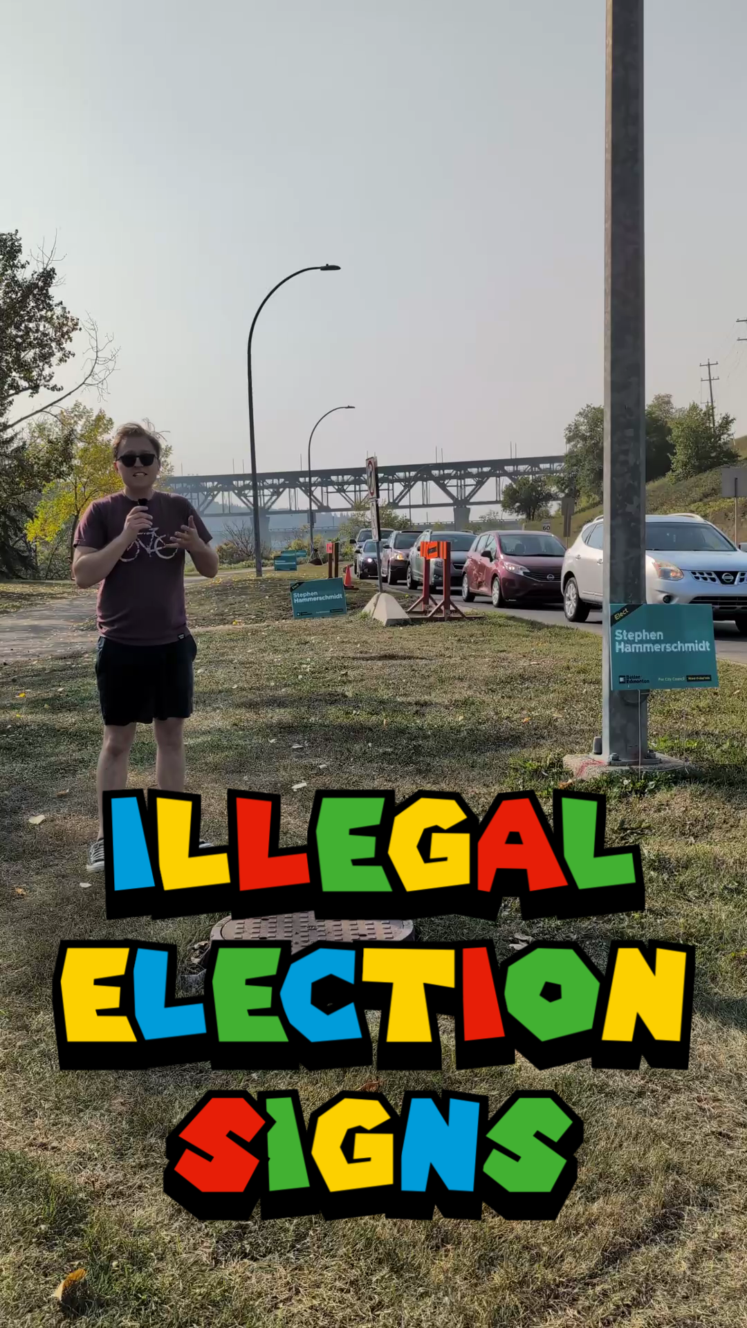 Candidates cannot read very simple sign rules