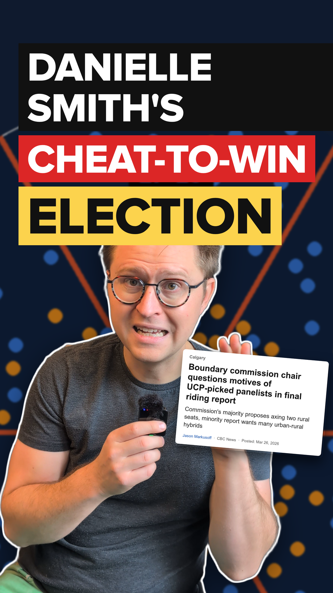 Danielle Smith's cheat-to-win election