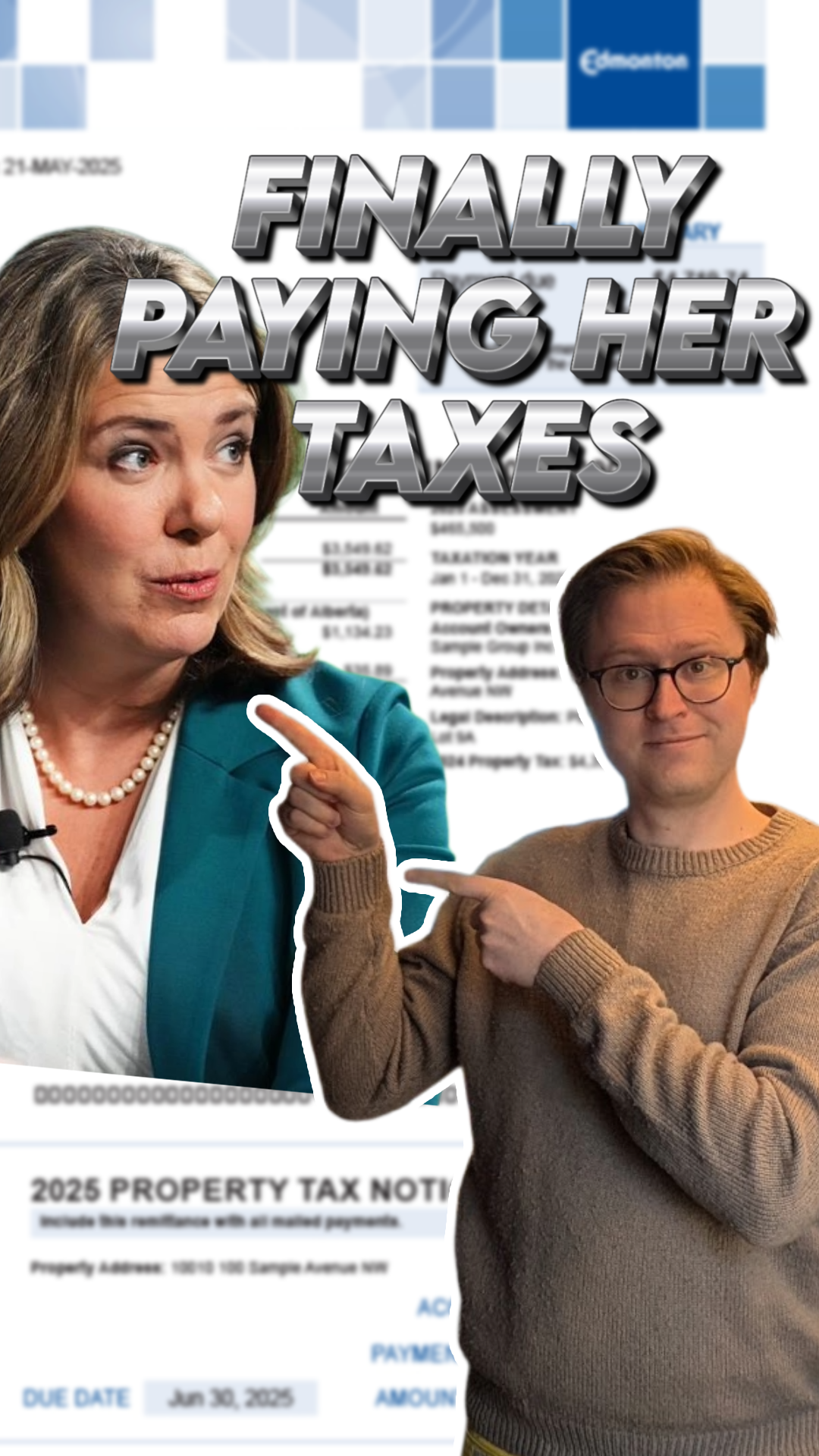 The UCP is finally paying their property taxes