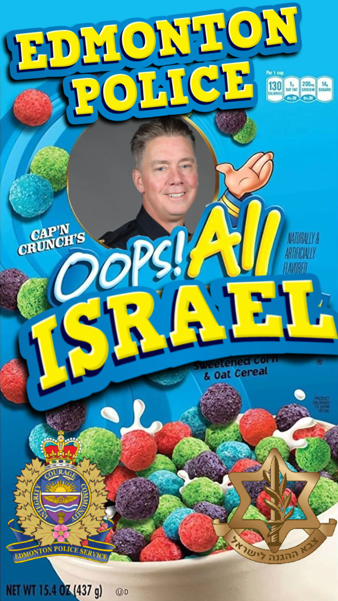 Edmonton Police: OOPS! All Israel!