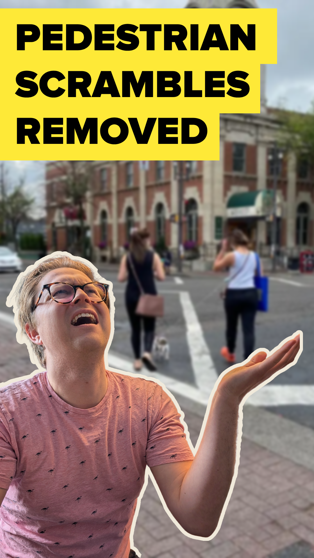 Edmonton is removing all pedestrian scramble intersections from Whyte Ave