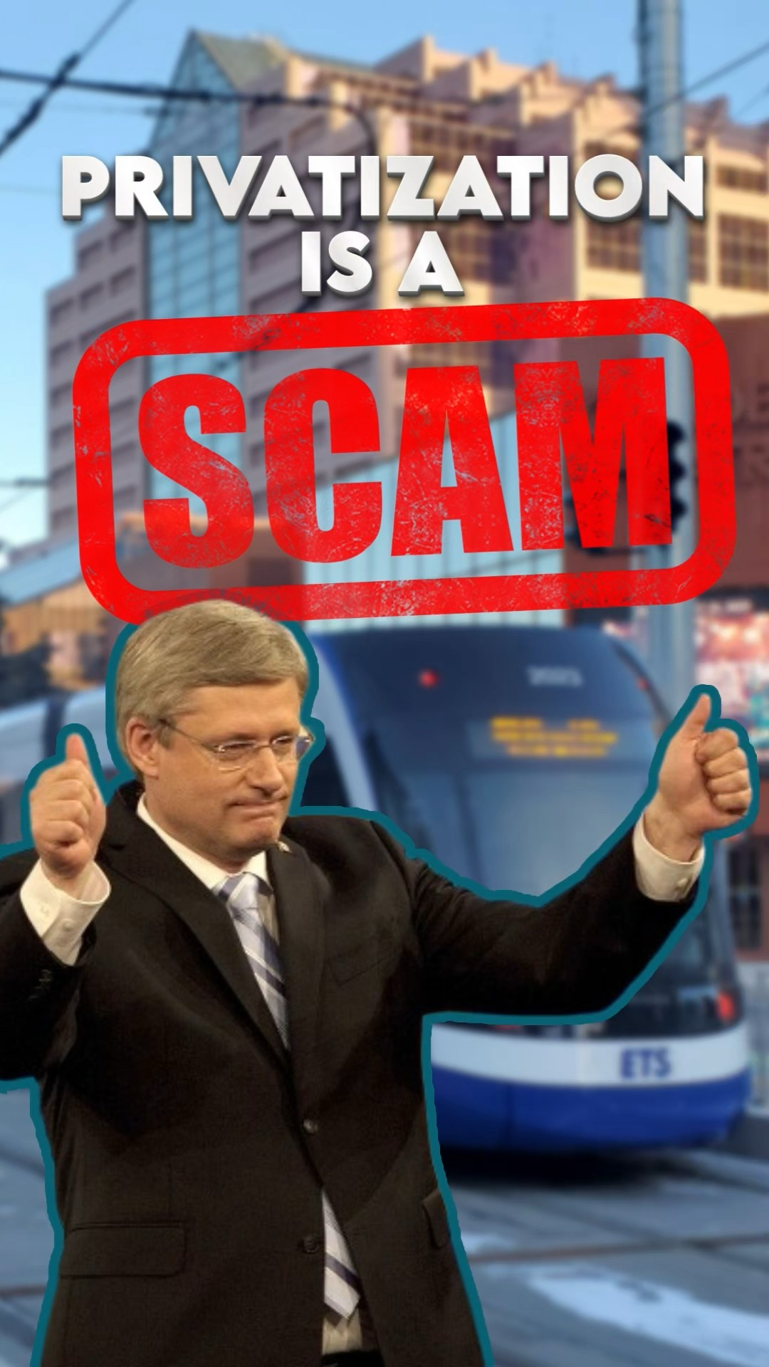 Stephen Harper forced a privatization scam on Edmonton
