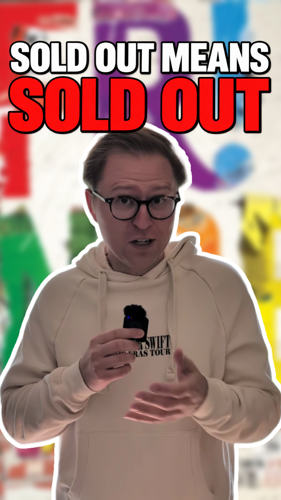 Sold out means SOLD OUT